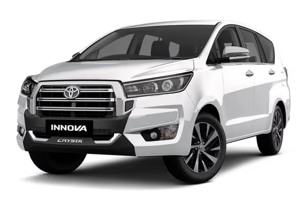 Toyota Innova Crysta and six more vehicles available for rent with a driver in Aizawl, Mizoram
